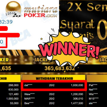 Bukti Withdraw ( 1.930.000,-) Member Setia Mutiarapoker