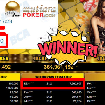 Bukti Withdraw ( 17.863.867,-) Member Setia Mutiarapoker