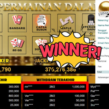 Bukti Withdraw ( 1.000.000,-) Member Setia Mutiarapoker