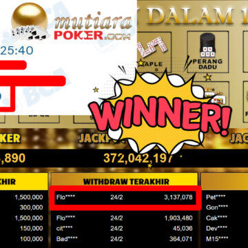 Bukti Withdraw ( 3.137.078,-) Member Setia Mutiarapoker