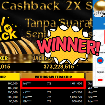 Bukti Withdraw ( 1.611.000,- ) Member Setia MutiaraPoker