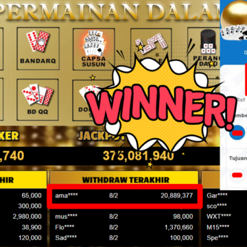 Bukti Withdraw ( 20.889.377,- ) Member Setia MutiaraPoker