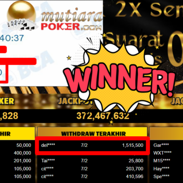 Bukti Withdraw ( 1.515.500,- ) Member Setia MutiaraPoker