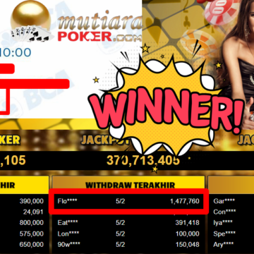 Bukti Withdraw ( 1.477.760,- ) Member Setia MutiaraPoker