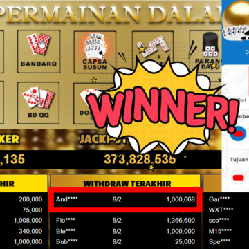 Bukti Withdraw ( 1.000.668,- ) Member Setia MutiaraPoker