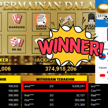 Bukti Withdraw ( 9.026.241,- ) Member Setia MutiaraPoker