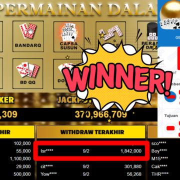 Bukti Withdraw ( 1.842.000,- ) Member Setia MutiaraPoker