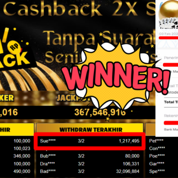 Bukti Withdraw ( 1.217.495,- ) Member Setia MutiaraPoker