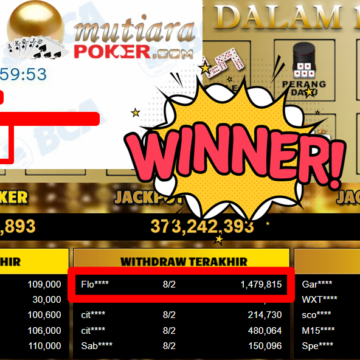 Bukti Withdraw ( 1.479.815,- ) Member Setia MutiaraPoker