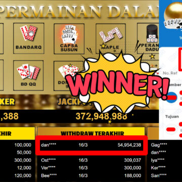 Bukti Withdraw ( 54.954.238,-) Member Setia MutiaraPoker