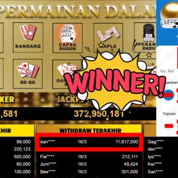 Bukti Withdraw ( 11.817.000,-) Member Setia MutiaraPoker