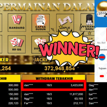 Bukti Withdraw ( 3.423.000,-) Member Setia MutiaraPoker