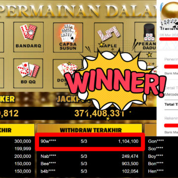 Bukti Withdraw ( 1.104.100,-) Member Setia MutiaraPoker