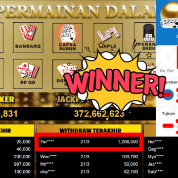 Bukti Withdraw ( 1.206.500,-) Member Setia MutiaraPoker
