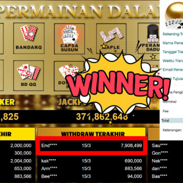 Bukti Withdraw ( 7.908.499,-) Member Setia MutiaraPoker