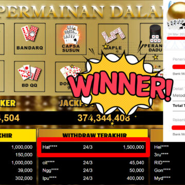 Bukti Withdraw ( 1.500.000,-) Member Setia MutiaraPoker