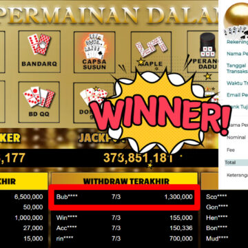 Bukti Withdraw ( 1.300.000,-) Member Setia MutiaraPoker