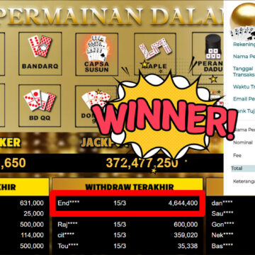 Bukti Withdraw ( 4.644.400,-) Member Setia MutiaraPoker