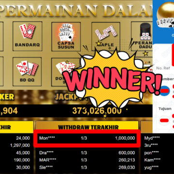 Bukti Withdraw ( 1.000.000,-) Member Setia MutiaraPoker
