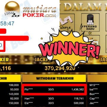 Bukti Withdraw ( 1.436.362,-) Member Setia MutiaraPoker