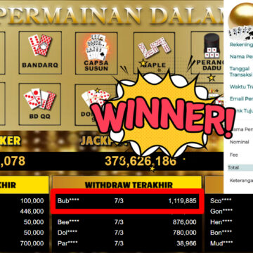 Bukti Withdraw ( 1.119.885,-) Member Setia MutiaraPoker