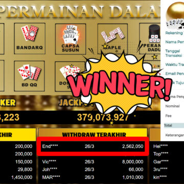 Bukti Withdraw ( 2.562.050,-) Member Setia MutiaraPoker