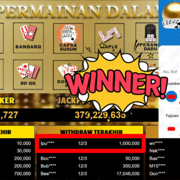 Bukti Withdraw ( 1.000.000,-) Member Setia MutiaraPoker