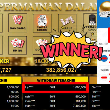 Bukti Withdraw ( 1.000.000,-) Member Setia MutiaraPoker