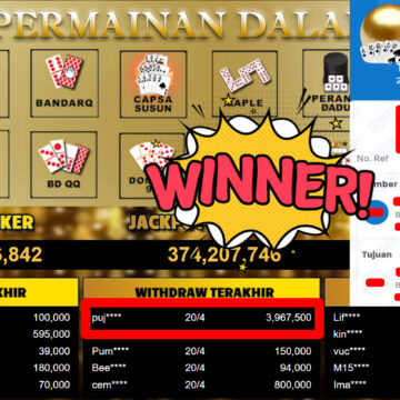 Bukti Withdraw ( 3.967.500,-) Member Setia MutiaraPoker
